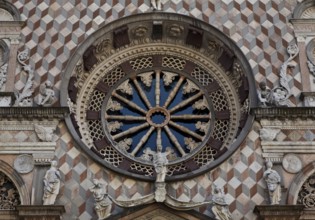 Italy Bergamo 89428 Colleoni Chapel built from 1472 to the beginning of the 16th century Facade