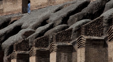 Brick masonry substructures for the spectator stands