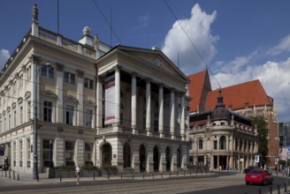 View from south-east, on the right Hotel MONOPOL, above it Church of St Stanislaus Wenceslas and