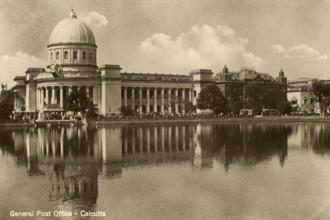 Postcard of General Post office, Calcutta Kolkata, West Bengal, India, Asia