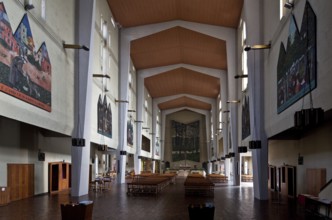 Built by Gio Ponti in 1961-64, interior facing east, St., Sankt, Saint