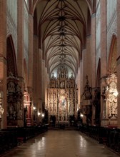 Former Cistercian church, central nave facing east, St., Sankt, Saint