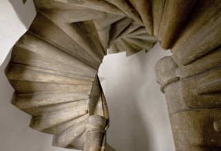 Double spiral staircase from 1499