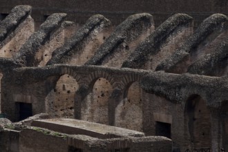 Brick masonry substructures for the spectator stands