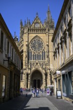 Saint-Étienne Gothic Cathedral, St Stephen's Cathedral, Metz, Grand Est region, France, Europe