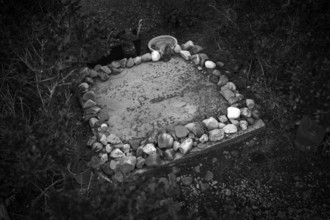 Grave, tombstone of the British poet and author Robert Graves, cemetery of the parish church