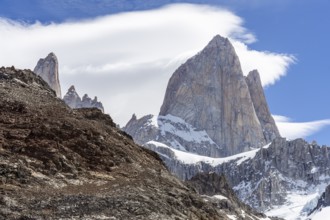 Mount Fitz Roy, Laguna de los Tres Trail, El Chaltén, Santa Cruz Province, Argentina, South America