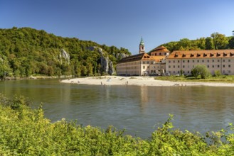 Weltenburg Benedictine Abbey on the Danube near Weltenburg, Bavaria, Germany, Europe