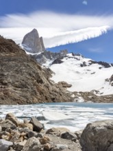 Mount Fitz Roy, Laguna de los Tres Trail, El Chaltén, Santa Cruz Province, Argentina, South America