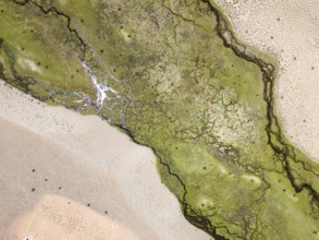 Rio Punilla, Los Nacimientos, Catamarca Province, Argentina, Aerial view of a desert landscape with