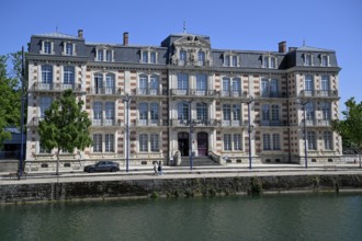 Hotel Les Jardins du Mess on the Meuse, Verdun, Grand Est region, France, Europe