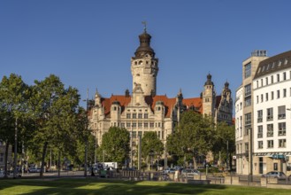 The New Town Hall in Leipzig, Saxony, Germany, Europe