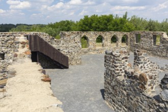 Caminau castle ruins, Königswartha, Saxony, Germany, Europe