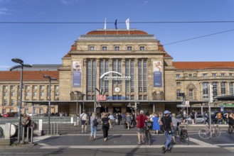 The main railway station in Leipzig, Saxony, Germany, Europe