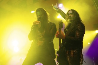 Todd La Torre, singer and Michael Wilton, guitarist, of Queensrÿche, live on The Origins Tour EU/UK