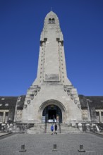 Ossuary of Douaumont, memorial to the fallen in the First World War, Verdun, Grand Est region,