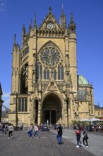 Saint-Étienne Gothic Cathedral, St Stephen's Cathedral, Metz, Grand Est region, France, Europe