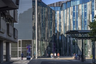 The modern Augusteum of Leipzig University on Augustusplatz, Leipzig, Saxony, Germany, Europe