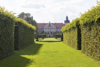 Hundisburg Castle Park and Baroque Palace, Haldensleben, Saxony-Anhalt, Germany, Europe