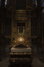 Side altar, Chapel of Our Lady of the Crown, Capella de Notre Senora de la Corona, interior view,