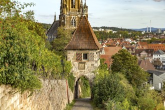 Neckarhaldentor city gate in Esslingen am Neckar, Baden-Württemberg, Germany, Europe