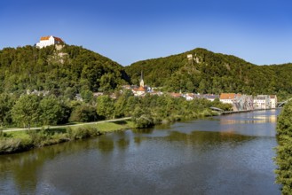 Riedenburg on the Main-Danube Canal, Lower Bavaria, Bavaria, Germany, Europe