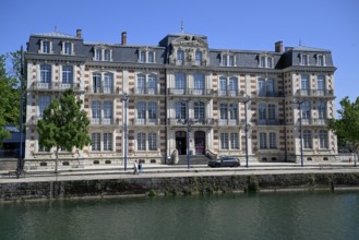 Hotel Les Jardins du Mess on the Meuse, Verdun, Grand Est region, France, Europe