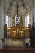 High altar from 1493 from the Ulm school, St., Sankt, Saint