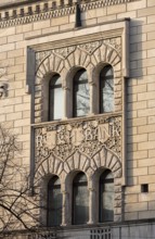 Krefeld, State Central Bank (formerly Reichsbank), built in 1904/1905 by Hermann Stiller. Façade