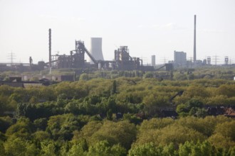 Former Thyssen AG steelworks, view from blast furnace 5 to the north-west