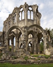 Cistercian abbey mid 13th century, church ruins, choir from south-east, St., Sankt, Saint