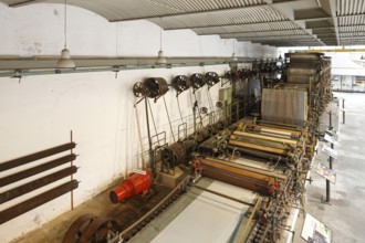 Paper machine PM4 from 1889, forty metres long and five metres high