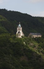 View from west, St., Sankt, Saint