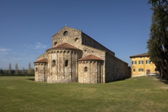 San Piero a Grado near Pisa, basilica from the 10th century, choir apses from the north-east