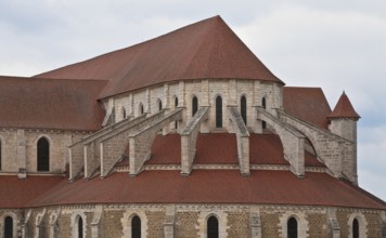 Pontigny Abbey Church Upper choir from east-south-east built 1145-1206. Largest preserved