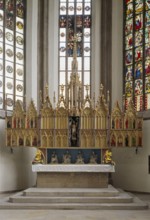 Nuremberg, Protestant parish church of St Jokob. High altar from around 1370, festive side. 1825