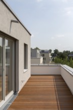 Krefeld, Rott housing estate, Reymann Architekten 2018, house no. 6, roof terrace