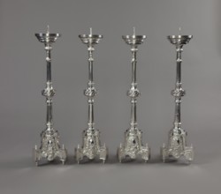 Altar candlesticks, goldsmithing and textile art from the 16th to the 20th century, St., Sankt,