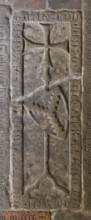 Grave slab in the cloister, St., Saint, Saint