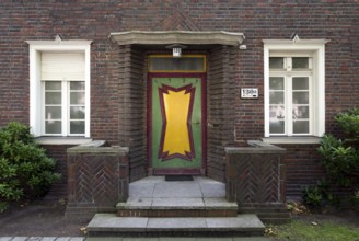 1927-1929, Ernst and Günther Paulus, door to the parish hall, St., Sankt, Saint