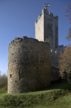 Rudelsburg Castle, keep and south-east bastion