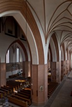 View from the organ loft to the north-east into the church interior, St., Sankt, Saint