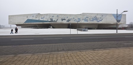 Wolfsburg, Science Museum phæno (phaeno), 2001-2005 by Zaha Hadid