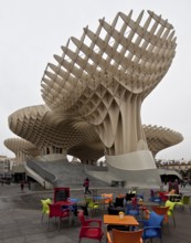 Seville, Metropol Parasol. Architect Jürgen Mayer H.2011 built over the Plaza de la Encarnaci-n, St