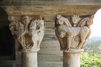 Capitals in the cloister, 12th century, St., Saint, Saint