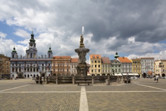 Ceske Budejowice, Budweis, market square, Premysla square, west side