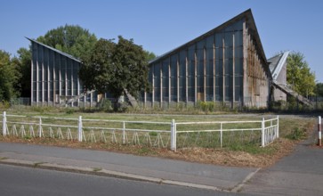 Magdeburg Rotehornpark Multi-purpose hall HYPARSCHALE Built in 1969 by Ulrich Müther and others