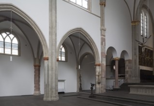 After the renovation without pews, northern nave wall