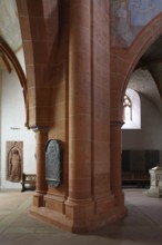 South aisle, view of the pillar of the west tower Church of St., Church of St., St., St., Saint