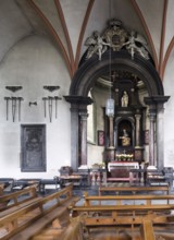 Side altar with vesper picture, St., Saint, Saint